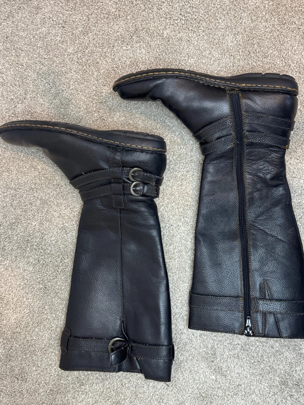 BOC Born Womens Size 8.5 Black Synthetic Tall Boots Shoes